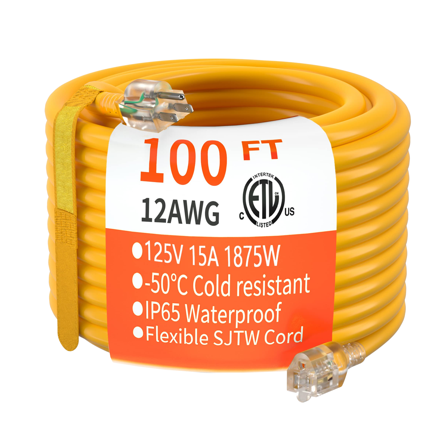 HUANCHAIN EXTENSIÓN ELÉCTRICA 12/3 DE 100 PIES