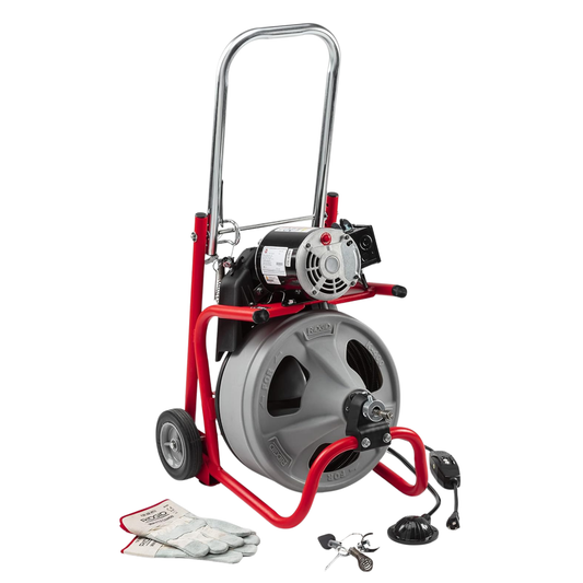 RIDGID 52363 MODELO K-400 KIT DE MÁQUINA DE TAMBOR DE LIMPIEZA DE DRENAJE