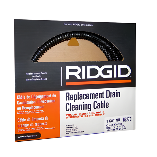 RIDGID C-8 CABLES SECCIONALES 5/8 PULGADAS PARA MÁQUINAS K-60SP Y K-50