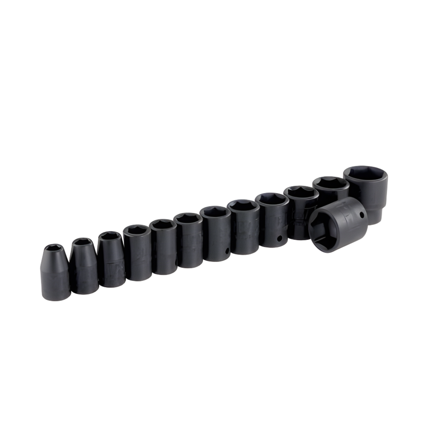 1/2" PITTSBURGH SAE IMPACT SOCKET SET, 13-PIECE