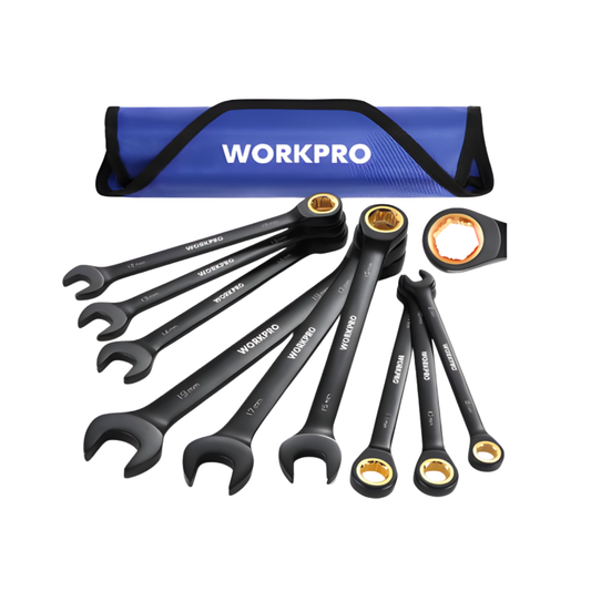 JUEGO DE LLAVES COMBINADAS MILIMETRICAS WORKPRO, 9 PIEZAS