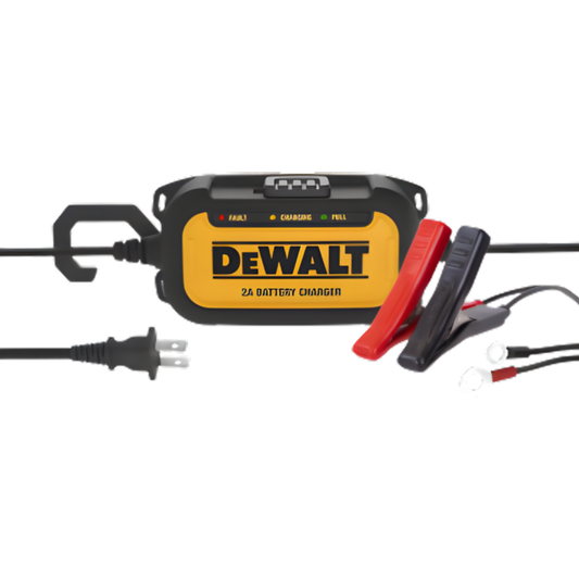 DEWALT CARGADOR Y MANTENEDOR DE BATERÍA AUTOMOTRIZ PROFESIONAL DE 2 AMPERIOS DXAEC2