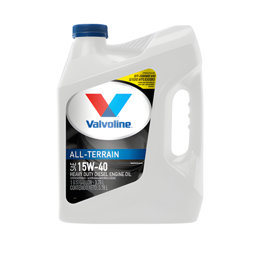 VALVOLINE ALL TERRAIN 15W-40 ACEITE PARA MOTOR DIÉSEL DE SERVICIO PESADO, 1 GALÓN
